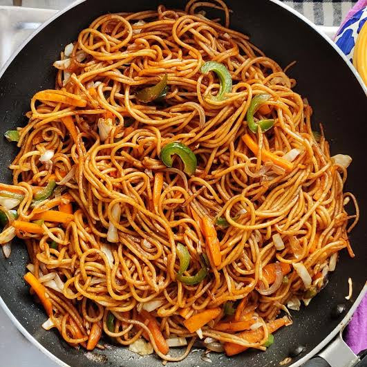 Veg Chowmein Half